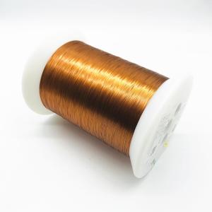 China Aiw 220 Degree Enameled Copper Winding Wire Super Fine Flat factory