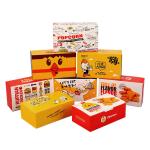 CMYK Disposable Fried Chicken Boxes Kraft Food Containers Packing OEM
