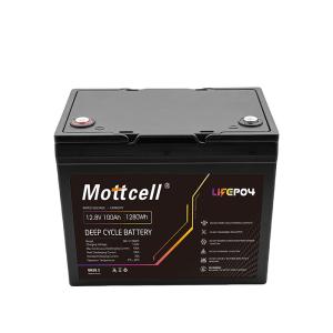 China 1280Wh Lightweight 12V LiFePO4 Rechargeable Battery 100Ah Lifepo4 Power Source With IP67 Protection factory