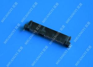 China Black Slim Serial Attached SCSI Connector , Female SAS SFF 8482 Connector factory