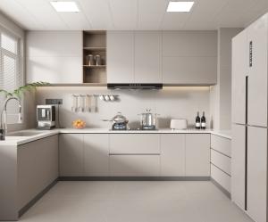 China Lacquer Kitchen Island Furniture Cocina White Shaker Modular Kitchen Cabinet factory