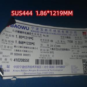 China 0.8mm Stainless Steel Sheet SS444 Grade SUS444 ASTM444 21 factory