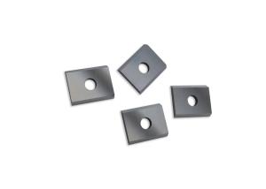 China Uncoated Indexable Carbide Inserts 15mmX12mmX1.5mm Dimension Wear Resistance factory