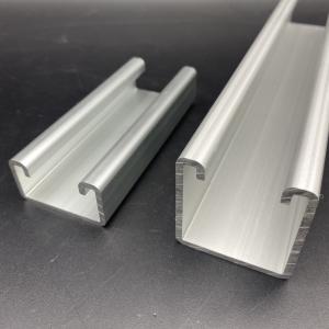 China Aluminium Solar Strut Channel Custom Length Unistrut Channel factory