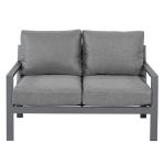 AJUNION 5 Piece Aluminum Outdoor Furniture Set Garden Sofa Patio Seating Lounge