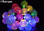 30 Crystal Ball Solar Powered Multi Color Christmas Lights , Hanging Solar