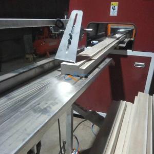 China PLC Control WPC PVC Hollow Door Frame Profile Extrusion Machine factory