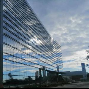 China Wind Resistant Glass Curtain Wall Facade Cladding Structural Curtain Wall System factory