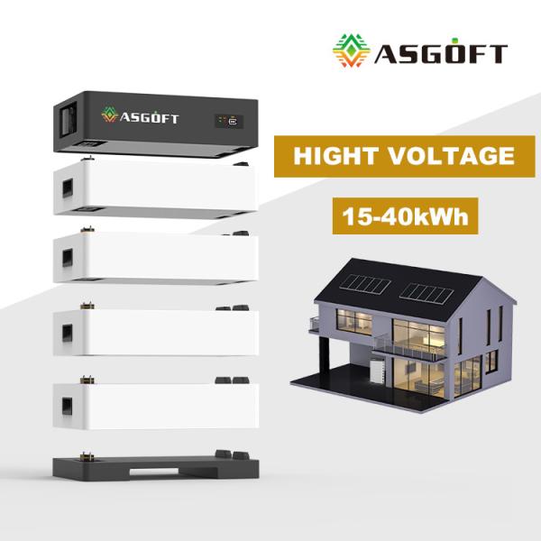 15-40 kwh Stackable home energy storage battery 100Ah lithium ion batteries