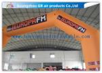 Orange Custom Inflatable Race Arch , Inflatable Archway 420D Oxford Cloth