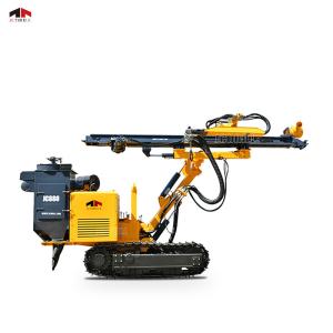 China 70Kw Yuchai Engine Crawler Mounted DTH Rock Blasting Drilling Machine factory