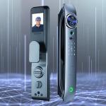 Full Automatic Tuya App Door Lock Intelligent 3D Face Biometric Front Door Lock