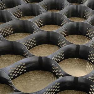 China Plastic Gravel Stabilizer Geocell For Road Construction Honeycomb Stabilizer factory
