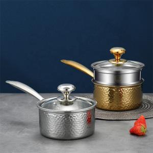 China Multifunction Kitchen Sauce Pans Stainless Steel With Steamer factory