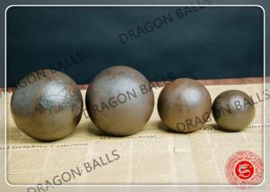China Round Steel Cement Grinding Balls , Air Hammer Forged Steel Grinding Balls factory