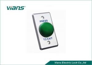 China Rectangle Shaped Green IP50 Door Exit Button Customized Push Switch factory