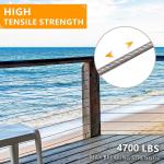 Real Galvanized Ungalvanized Steel Cable Iron Cable 6mm 14mm with Non-coated and
