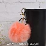 Wholesale Colorful DIY Decoration Fake Rabbit Fur Pom Pom Ball For Key Chain