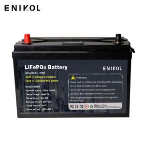 China Home Energy Storage RV LiFePo4 Battery Lithium 12V 100ah Deep Cycle Battery factory