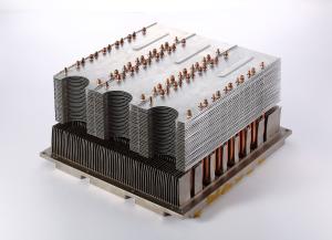 China Skiving / Locked Fin Thermal Copper Pipe Heat Sink CPU Cooler factory