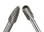 Type A1225 Cylindrical Carbide Burr Tool , Carbide Rotary Cutter SGS Approval