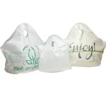 Practical PE Plastic Die Cut Handle Shopping Bags For Retail Stores