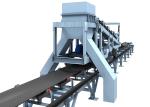 800mm Unloading 2.2kw Device Conveyor Belt Machine