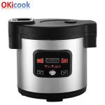 Wood Grain 15L 105W Commercial Rice Warmers For School
