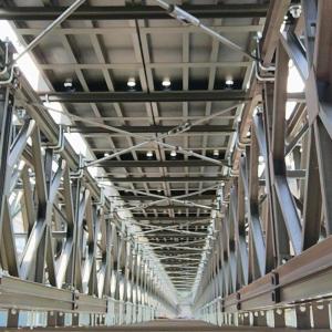China Galvanized Quality Assurance Bailey Bridge / Black Metal Pedestrian Bridge factory