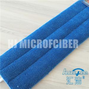 China Micofiber polyester and polyamide piped twist microfiber flat mop pad factory