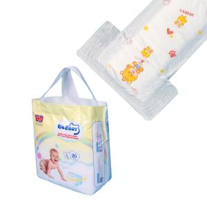 China 360 Elastic Waistband Pull Up Baby Diaper Fluff Pulp Disposable Training Pants factory