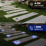Bule Or Cold White 3T Bearing 2V Voltage Solar Led Light / Solar Dock Light For