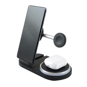 China Type C Connect Folding 3 In 1 Wireless Charger For Phone Earphone Watch factory