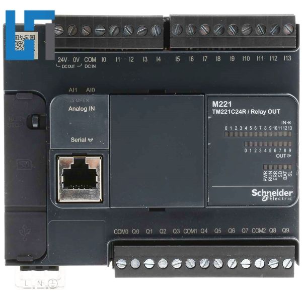 China TM221C24R Schneider Modicon M221 Integrated Controller Plc Module factory