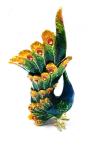 Bird metal trinket box Peacock treasure box metal jewelry box