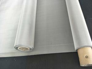 China 304 316 Stainless Steel Wire Mesh Silver Color Screen Printing Mesh Roll factory