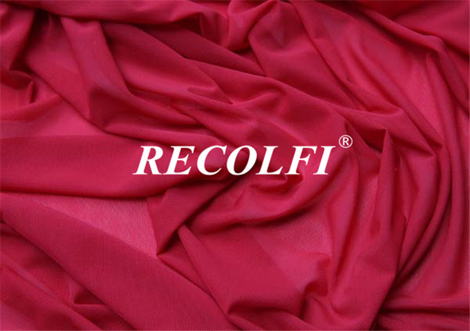 Breathable Solid Matte Mesh Fabric Activewear Made From Recycled Plastic
