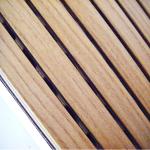 Sound Absorption Wooden Grooved Acoustic Panel Decoration Carved Pattern