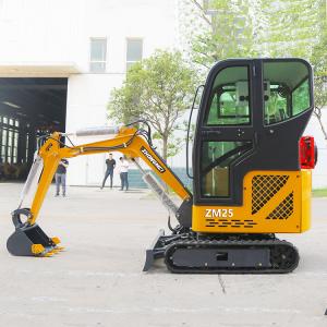 China 2.5 Ton Agricultural Excavator Indoor Demolition Mini Digger Small Hydraulic Crawler Excavation Machine factory