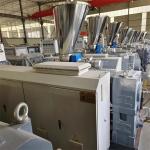 SJSZ65/132 PVC Pipe Molding Machine , Customized Plastic Pipe Threading Machine