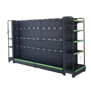 China Factory Customized Color Gondola shelving supermarket shelves metal shelves for retail store supermarket store display factory