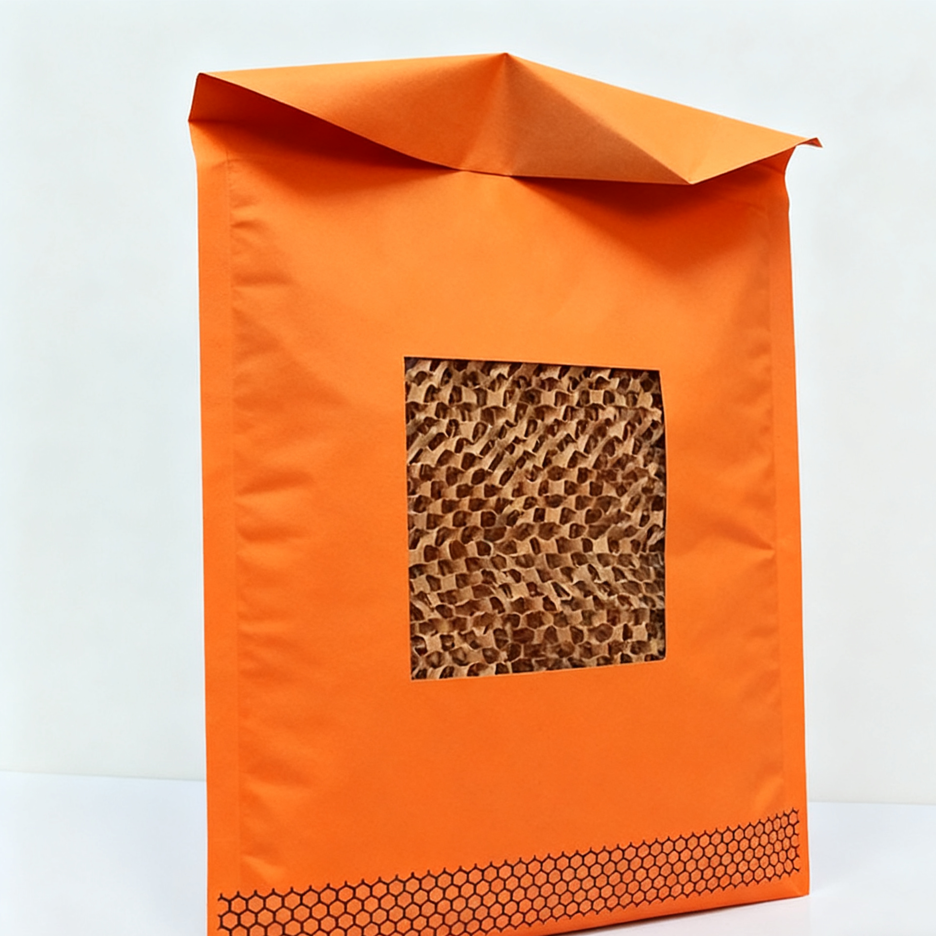 Honeycomb Paper Mailer with 10kg Load Capacity Plastic-Free Self-Sealing for E-commerce Shipping