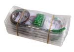 ABS 1x8 Optical Splitter 10.3dB Miniature High Stability Reliability