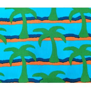 Custom Printing 40s 133*72 100% Cotton Coconut Tree Printed Poplin Fabric Cloth