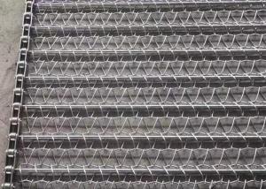China Flexible Spiral Mesh Belt Acid Resistance For Fast - Frozen Food Industry factory