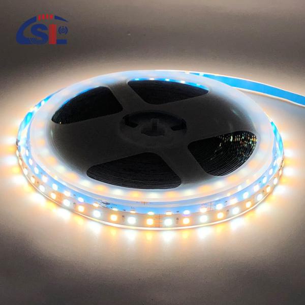 CCT 12V24V 8mm 120leds 3000K-6500K 35Copper Led Strip Light for TV Backlight