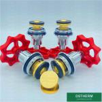 Brass Chrome Plated Stop Valve Cartridge Top Part With Plastic Handle
