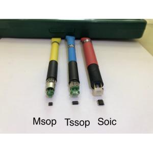 MSOP8  pogo pin adapter yellow cover with GUIDE CAP used for in-circuit  PROGRAMMER EEPROM FLASH