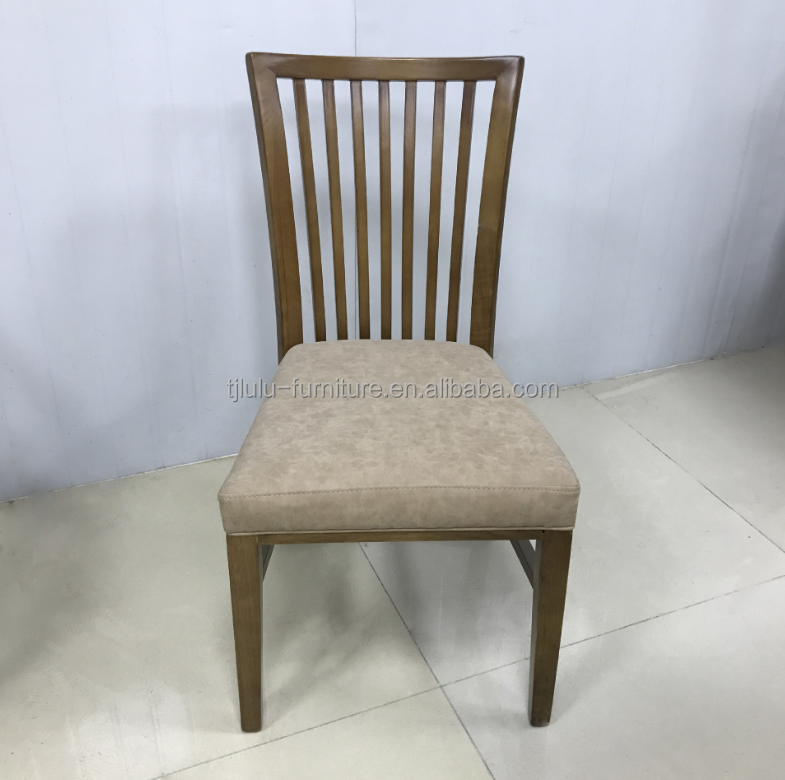Indoor Modern Simple Design Furniture Solid Dining Oak Wood Restaurant Chair Living Room Furniture Mail packing N W48*D57*H88CM