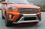 Hyundai 2014 2015 Creta IX25 Sport Style Front Bumper Guard and Rear Guard